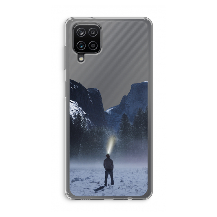 Wanderlust: Samsung Galaxy A12 Transparant Hoesje