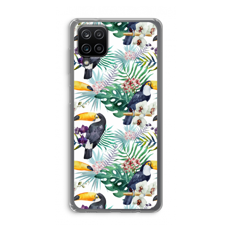 Tukans: Samsung Galaxy A12 Transparant Hoesje