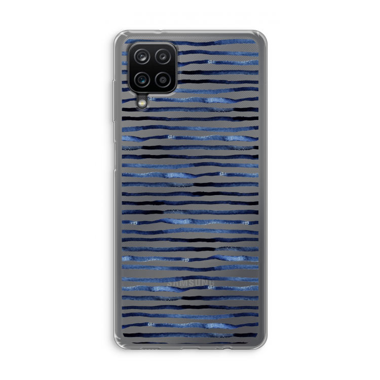 Verrassende lijnen: Samsung Galaxy A12 Transparant Hoesje
