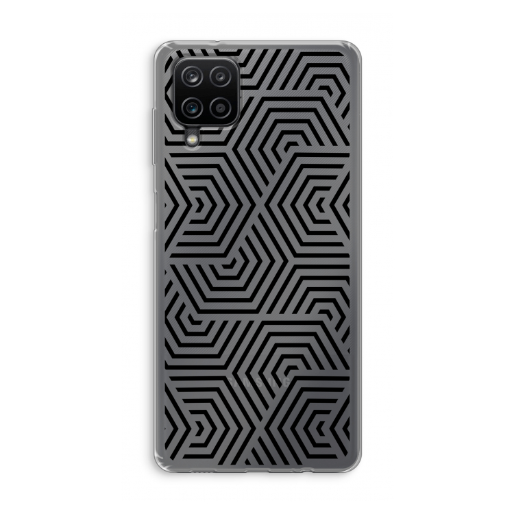 Magic pattern: Samsung Galaxy A12 Transparant Hoesje