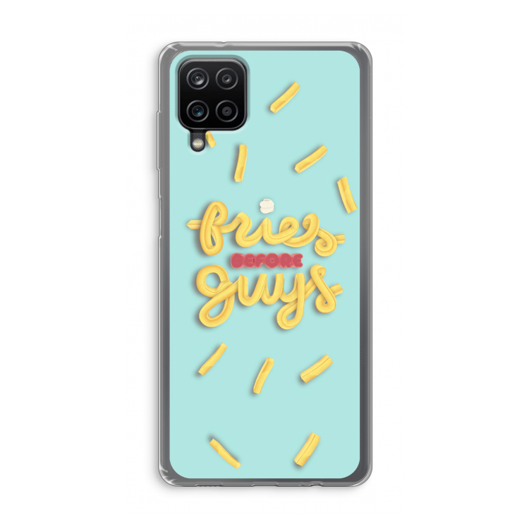 Always fries: Samsung Galaxy A12 Transparant Hoesje
