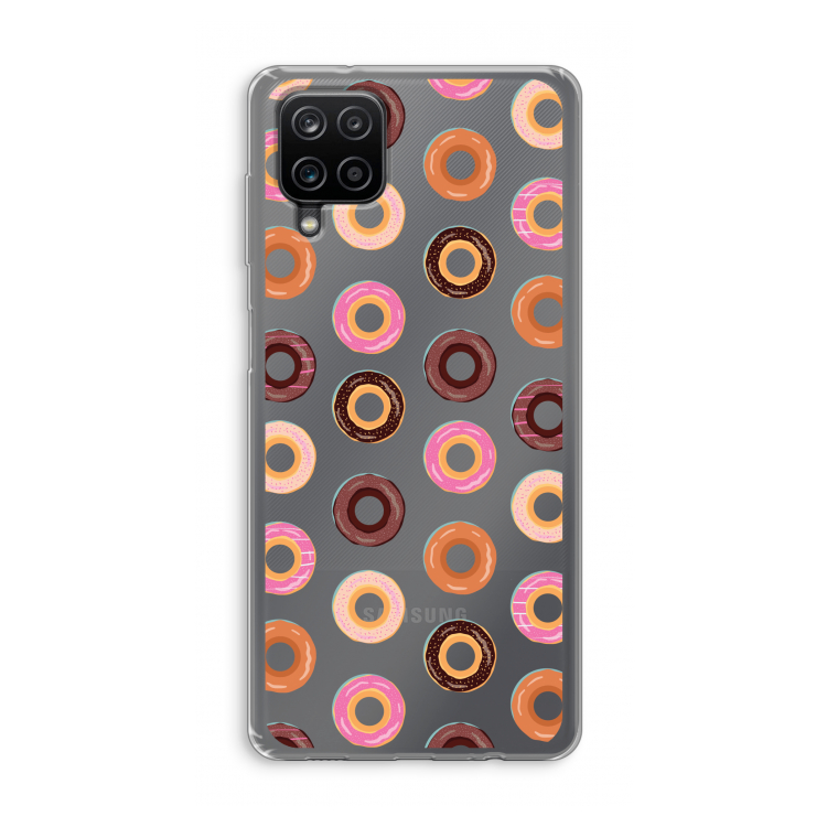 Donuts: Samsung Galaxy A12 Transparant Hoesje