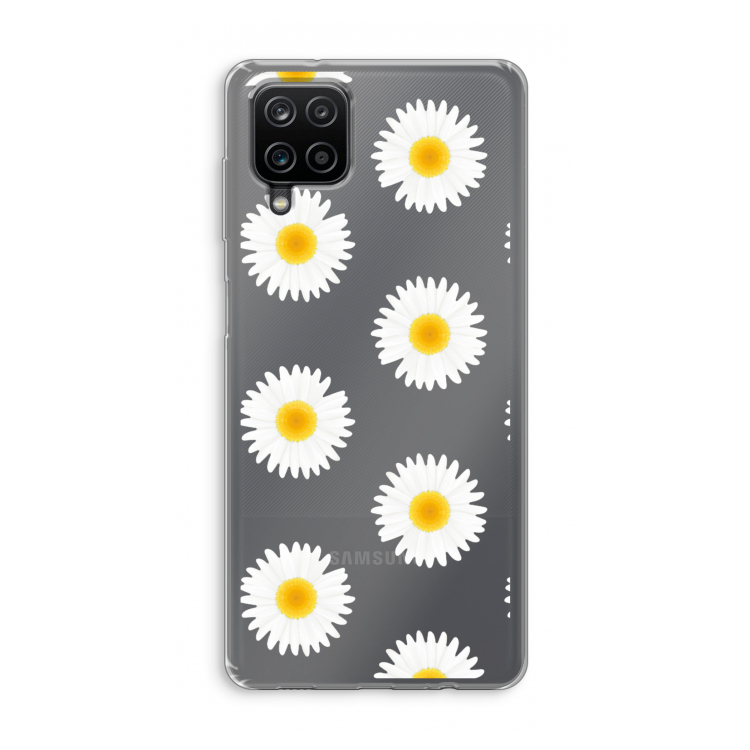Margrietjes: Samsung Galaxy A12 Transparant Hoesje