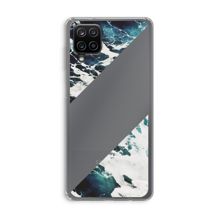 Golven: Samsung Galaxy A12 Transparant Hoesje