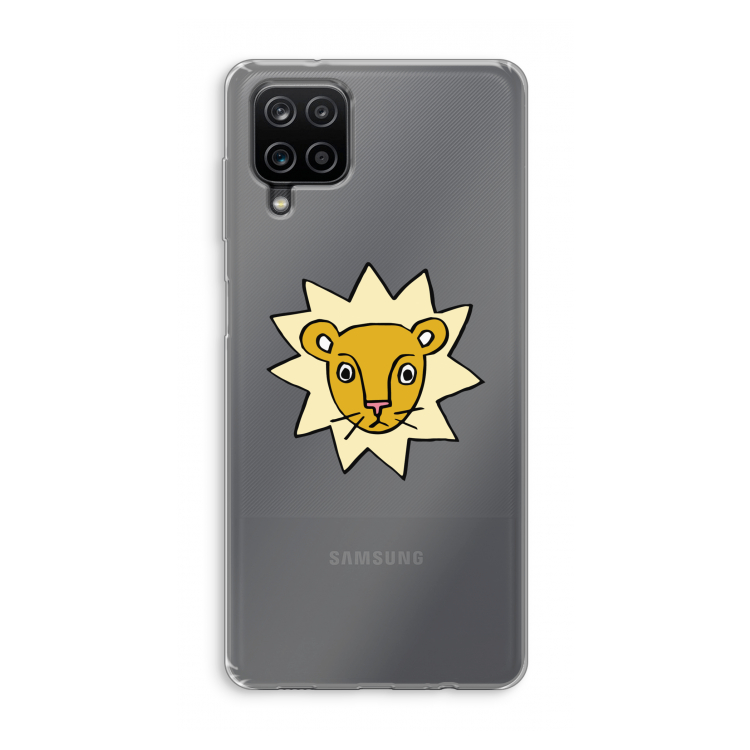 Kleine leeuw: Samsung Galaxy A12 Transparant Hoesje