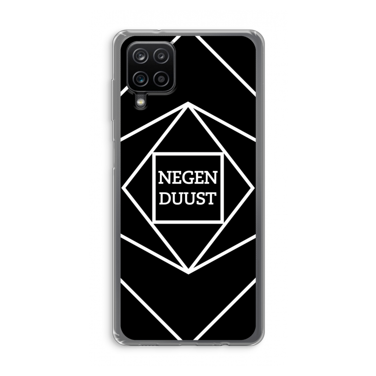 Negenduust geometrisch: Samsung Galaxy A12 Transparant Hoesje