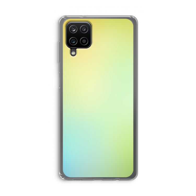Minty mist pastel: Samsung Galaxy A12 Transparant Hoesje