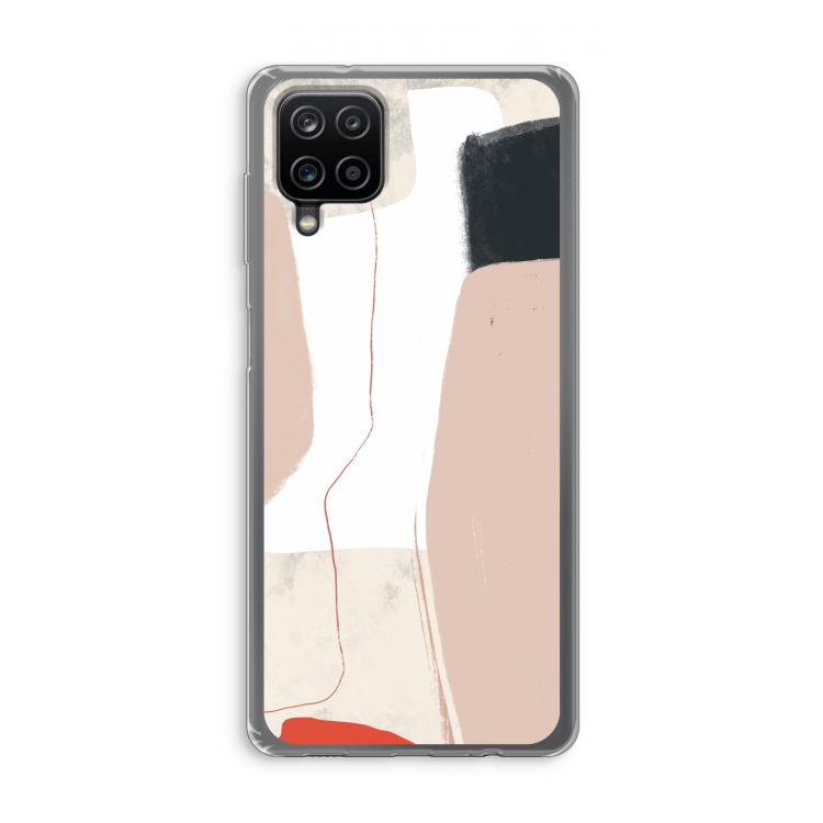 Lava: Samsung Galaxy A12 Transparant Hoesje