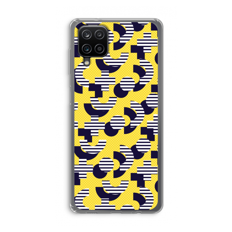 8-bit N°3: Samsung Galaxy A12 Transparant Hoesje