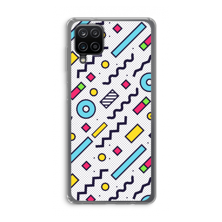 8-bit N°8: Samsung Galaxy A12 Transparant Hoesje
