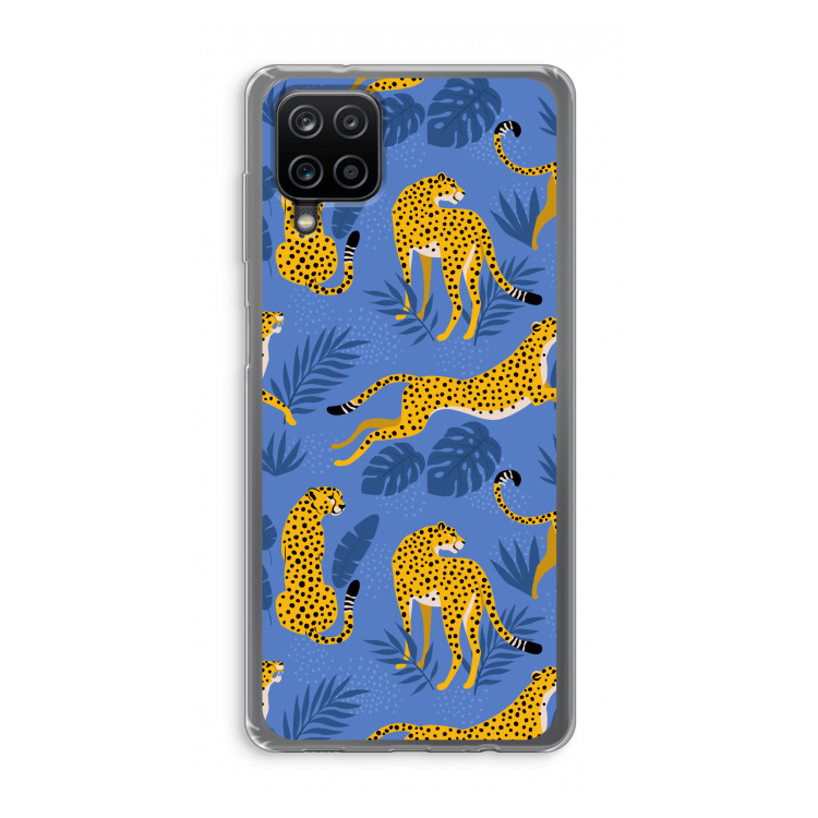 Luipaard: Samsung Galaxy A12 Transparant Hoesje
