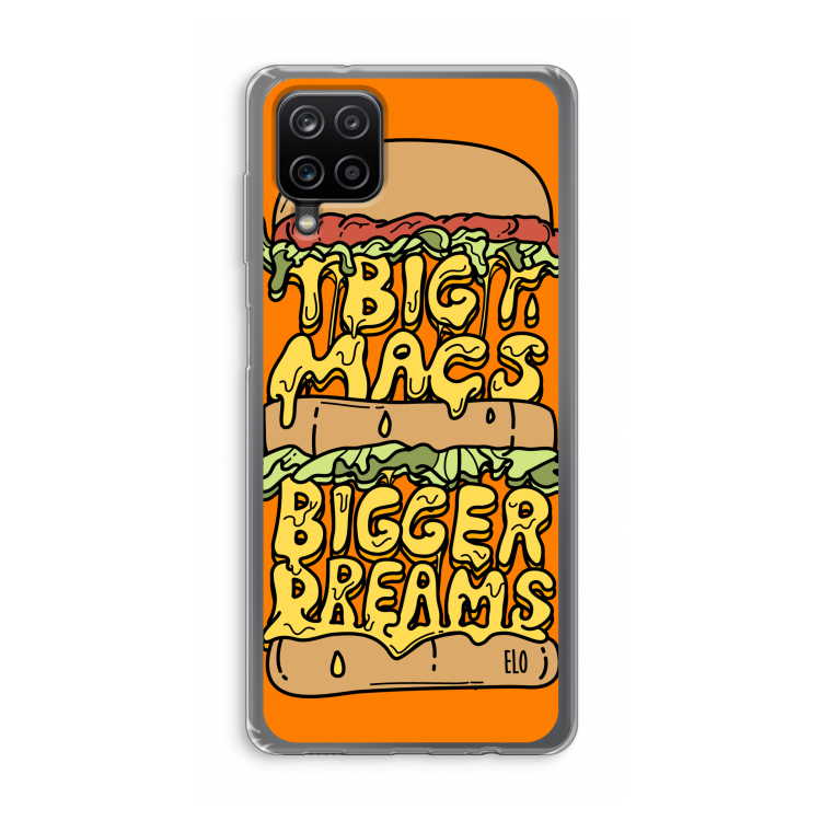 Big Macs Bigger Dreams: Samsung Galaxy A12 Transparant Hoesje