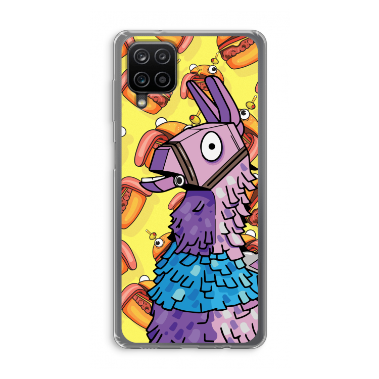 Loot Burger: Samsung Galaxy A12 Transparant Hoesje