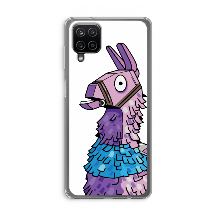 Lama: Samsung Galaxy A12 Transparant Hoesje