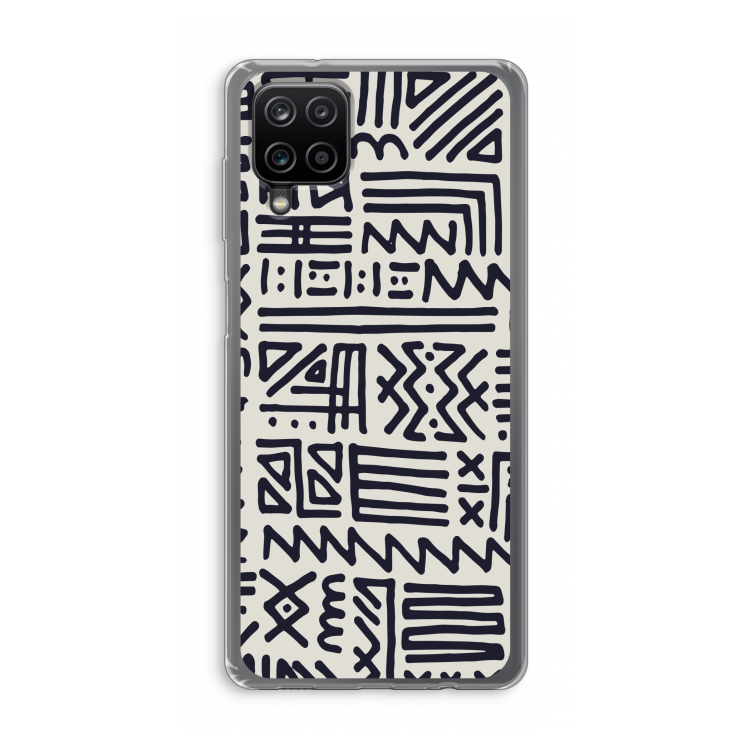 Marrakech print: Samsung Galaxy A12 Transparant Hoesje