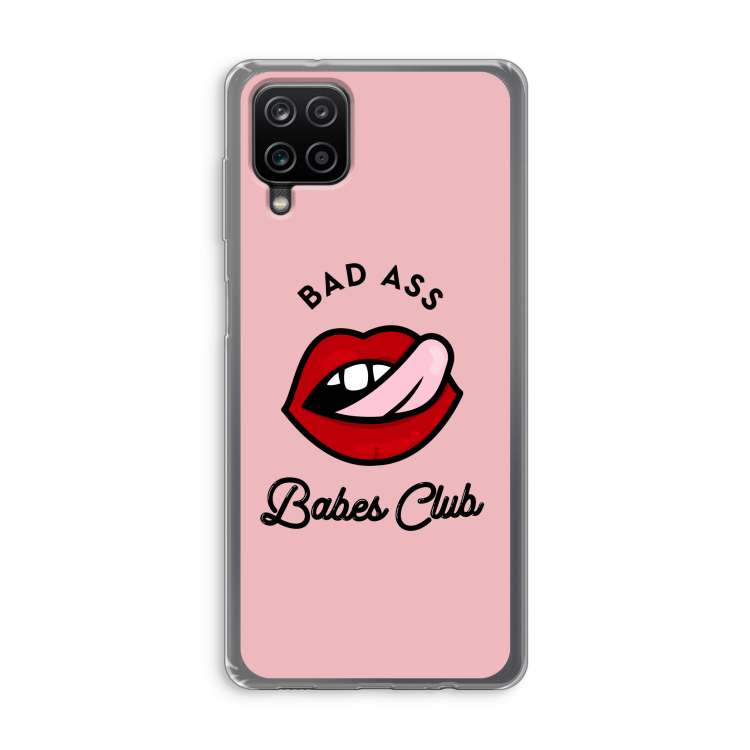 Badass Babes Club: Samsung Galaxy A12 Transparant Hoesje