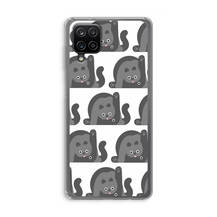 Cats: Samsung Galaxy A12 Transparant Hoesje