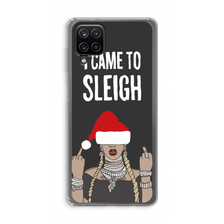 Came To Sleigh: Samsung Galaxy A12 Transparant Hoesje