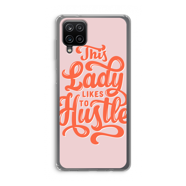 Hustle Lady: Samsung Galaxy A12 Transparant Hoesje