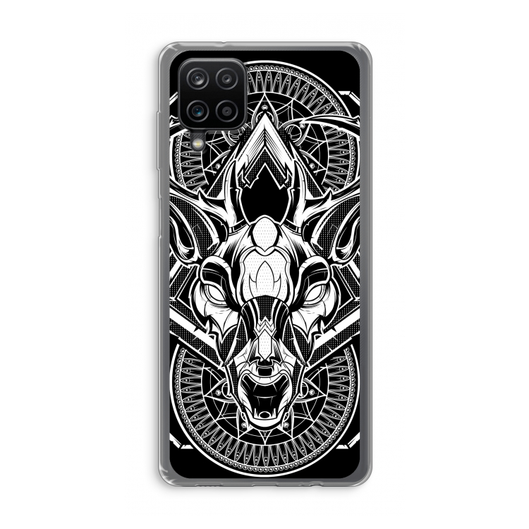 Oh Deer: Samsung Galaxy A12 Transparant Hoesje