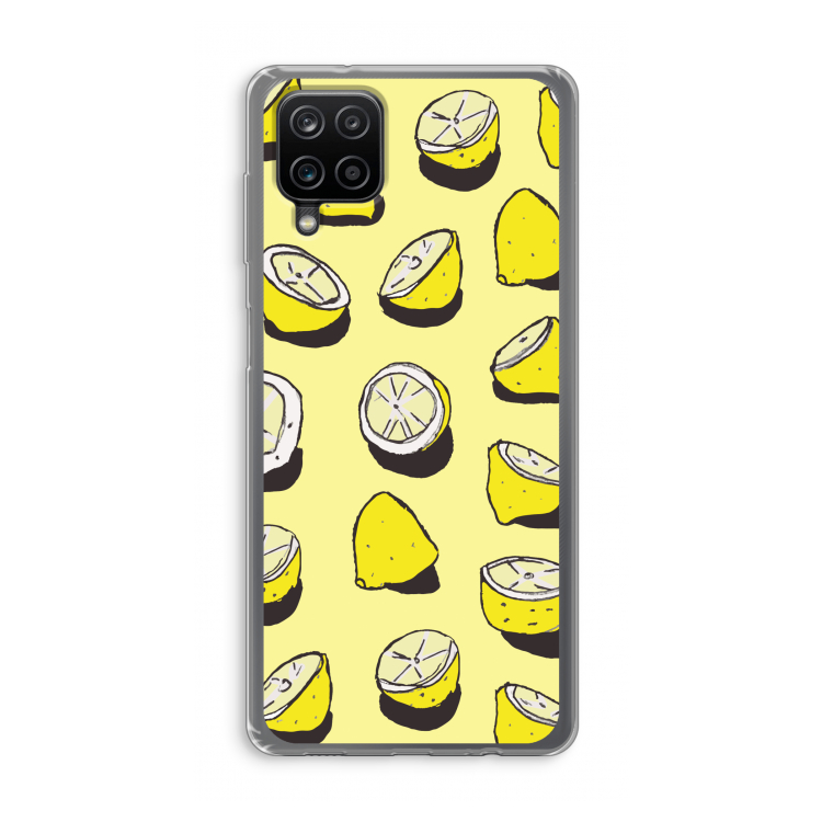 When Life Gives You Lemons...: Samsung Galaxy A12 Transparant Hoesje