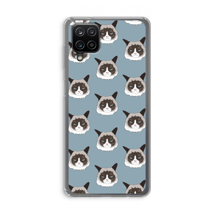 It's a Purrr Case: Samsung Galaxy A12 Transparant Hoesje