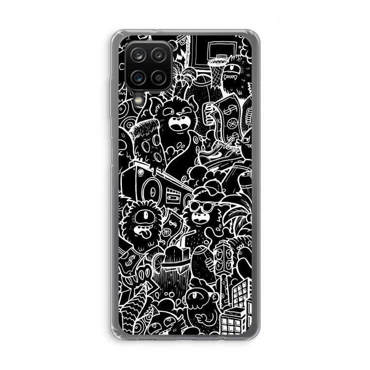 Vexx Black City : Samsung Galaxy A12 Transparant Hoesje