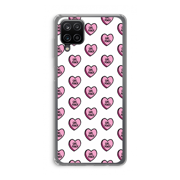 GIRL POWER: Samsung Galaxy A12 Transparant Hoesje