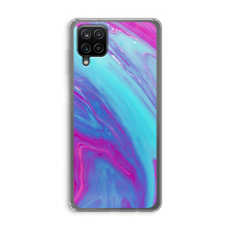 Zweverige regenboog: Samsung Galaxy A12 Transparant Hoesje