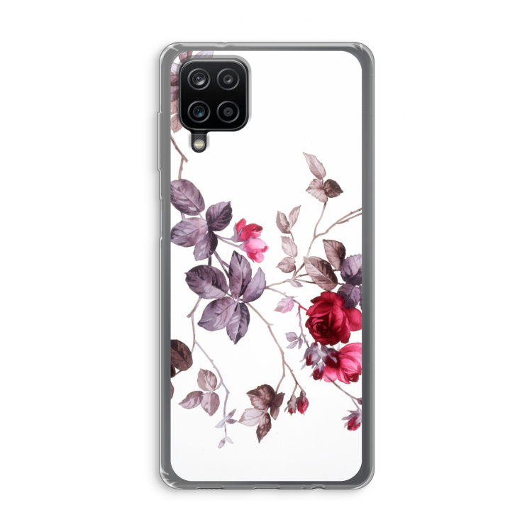 Mooie bloemen: Samsung Galaxy A12 Transparant Hoesje