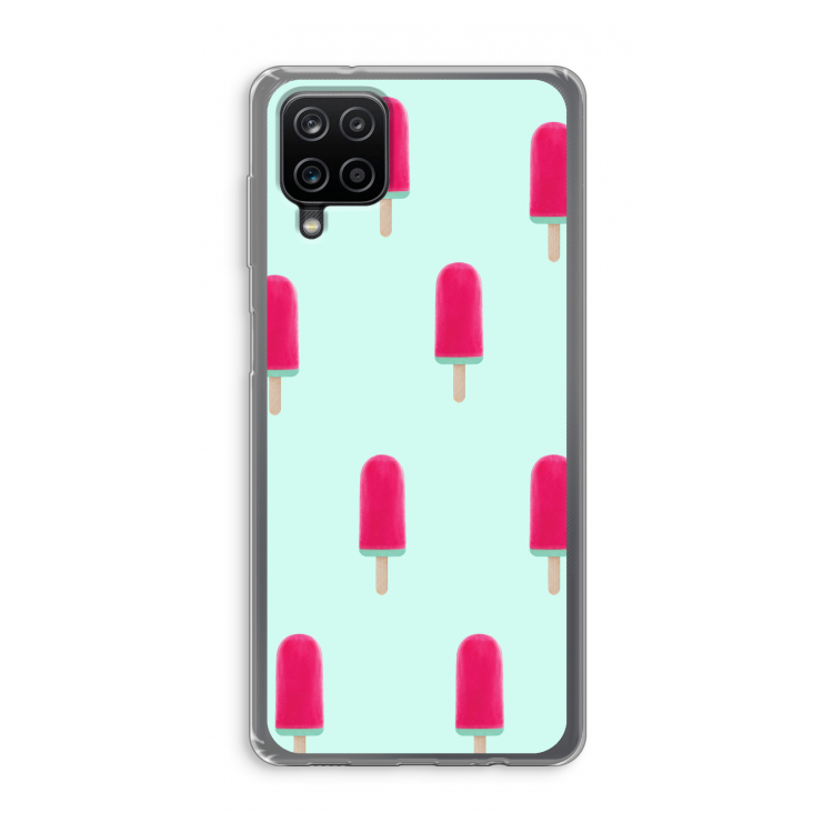 Waterijsje: Samsung Galaxy A12 Transparant Hoesje