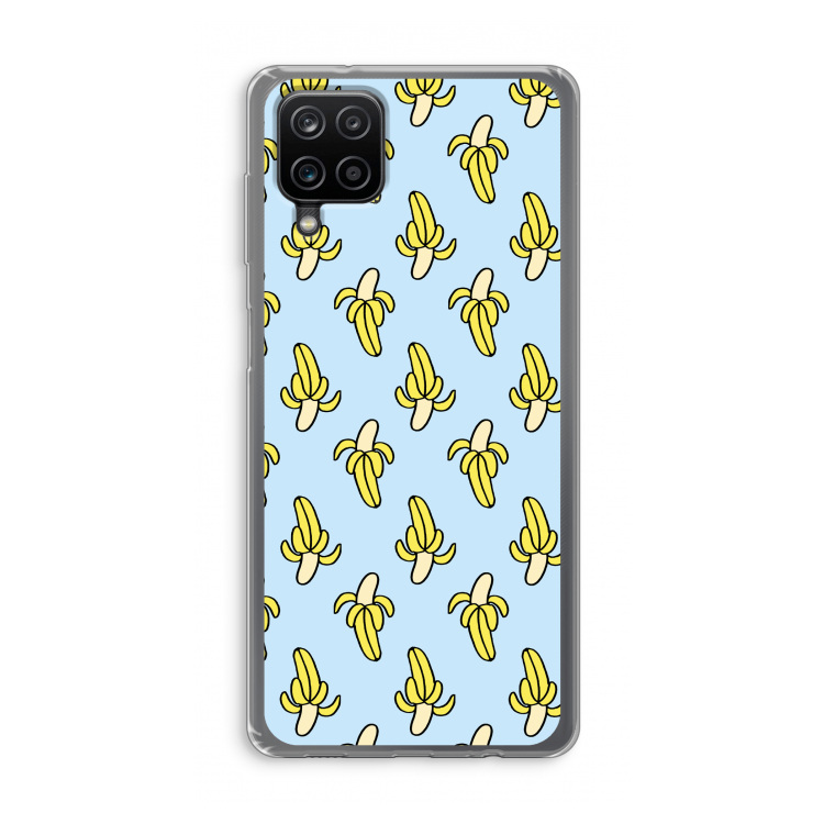 Bananas: Samsung Galaxy A12 Transparant Hoesje