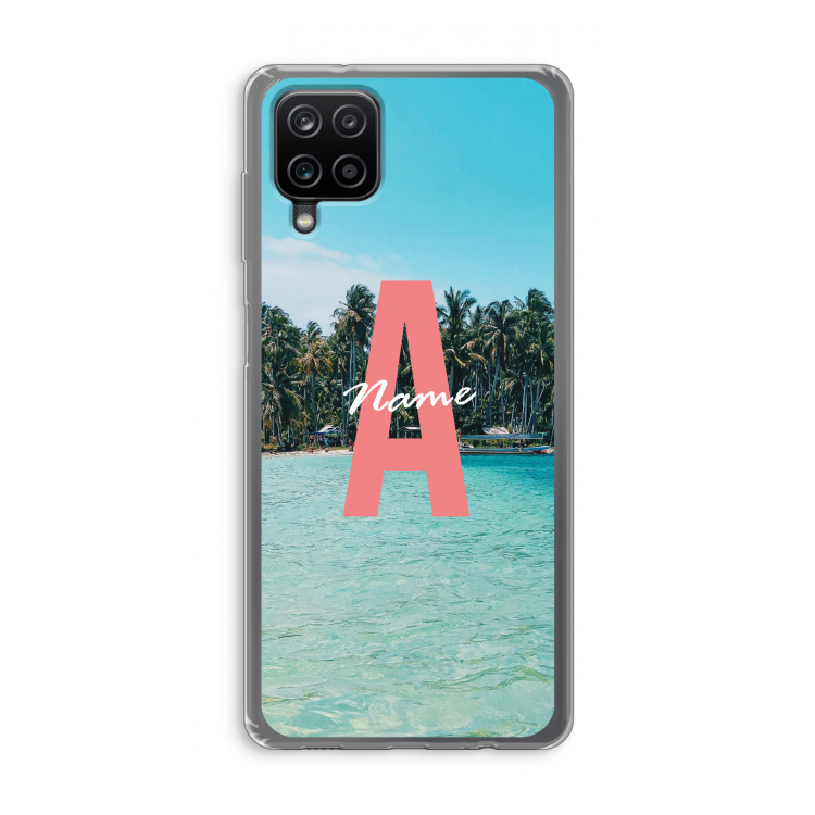 Pacific Dream: Samsung Galaxy A12 Transparant Hoesje