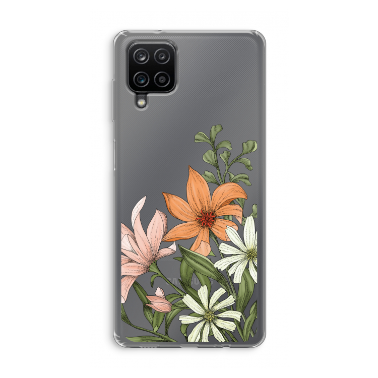 Floral bouquet: Samsung Galaxy A12 Transparant Hoesje