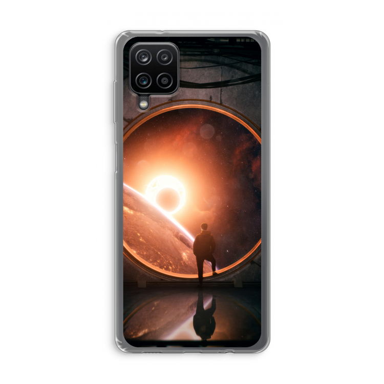 Ephemeral: Samsung Galaxy A12 Transparant Hoesje