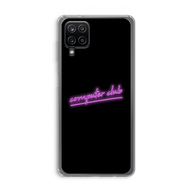 Vice Black: Samsung Galaxy A12 Transparant Hoesje