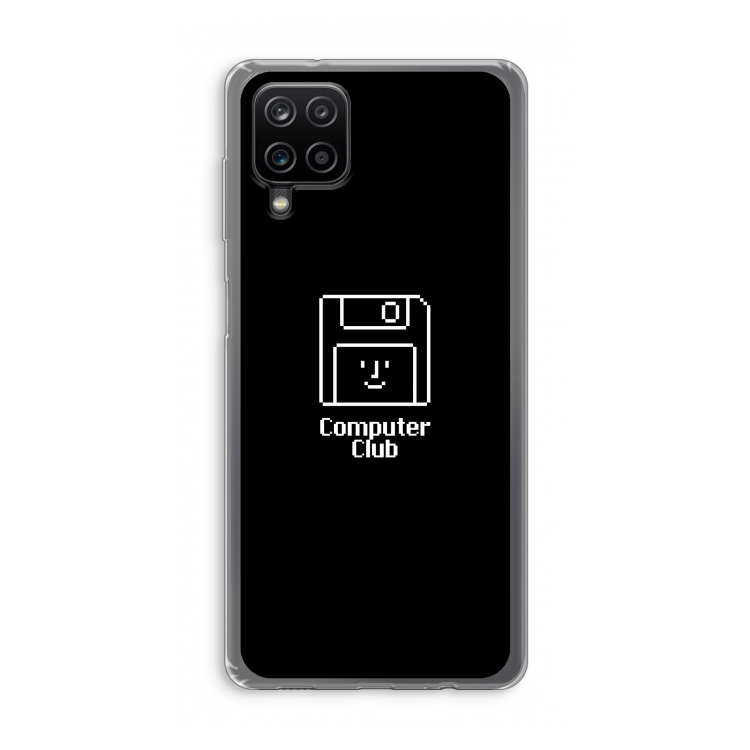 Hello: Samsung Galaxy A12 Transparant Hoesje