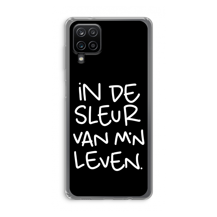 De Sleur: Samsung Galaxy A12 Transparant Hoesje
