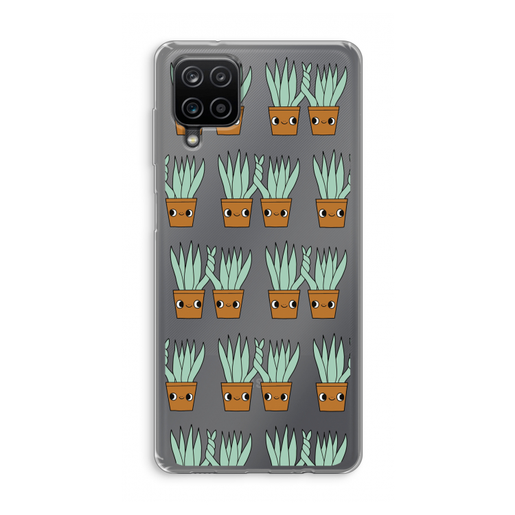 Sansevieria: Samsung Galaxy A12 Transparant Hoesje