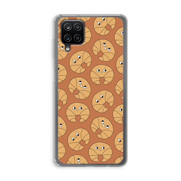 Croissant: Samsung Galaxy A12 Transparant Hoesje