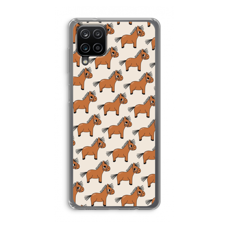 Pony: Samsung Galaxy A12 Transparant Hoesje