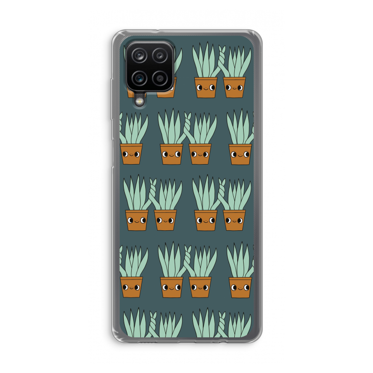Sansevieria: Samsung Galaxy A12 Transparant Hoesje