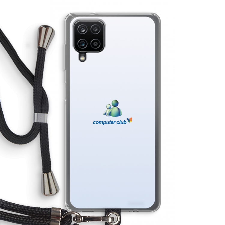 MSN: Samsung Galaxy A12 Transparant Hoesje met koord