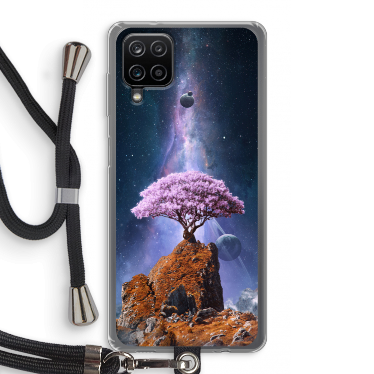 Ambition: Samsung Galaxy A12 Transparant Hoesje met koord