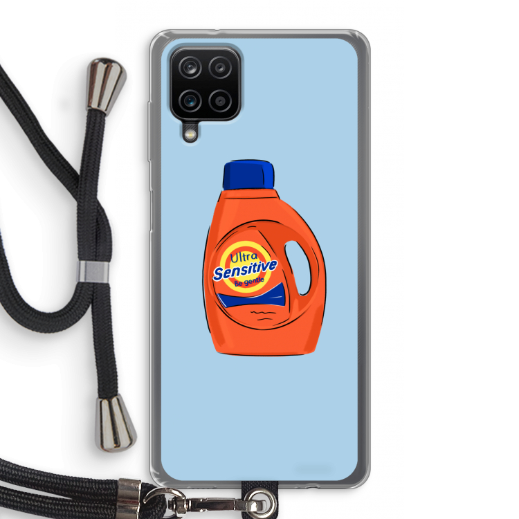 Ultra Sensitive: Samsung Galaxy A12 Transparant Hoesje met koord