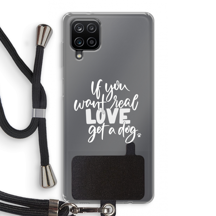 Partner in crime: Samsung Galaxy A12 Transparant Hoesje met koord
