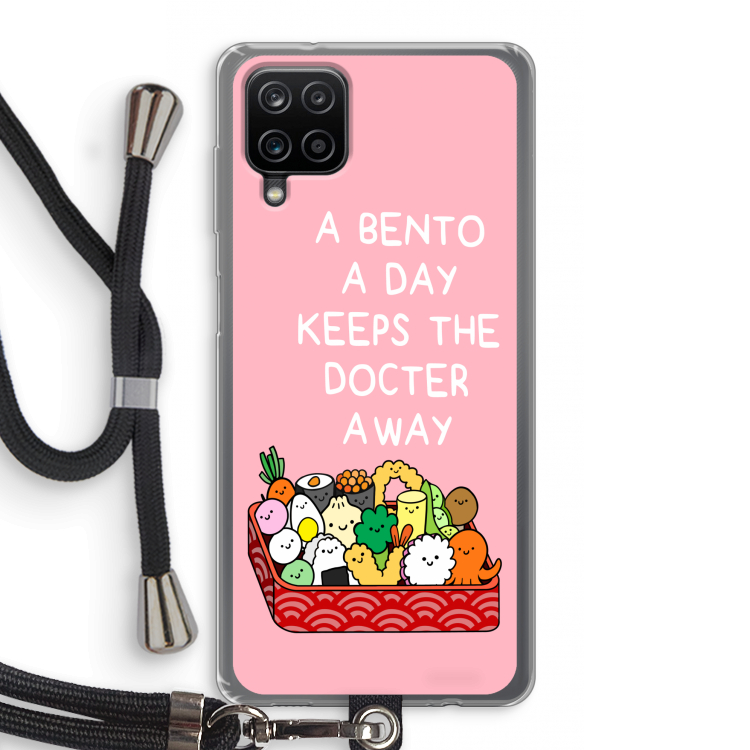 Bento a day: Samsung Galaxy A12 Transparant Hoesje met koord