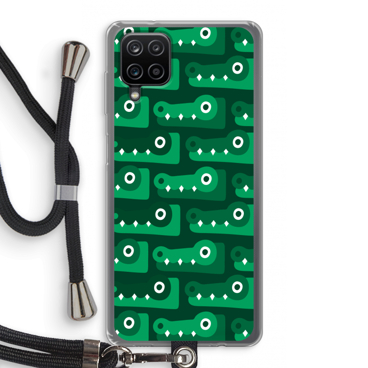 Crocs: Samsung Galaxy A12 Transparant Hoesje met koord