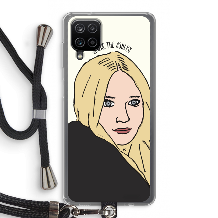 Ashley: Samsung Galaxy A12 Transparant Hoesje met koord