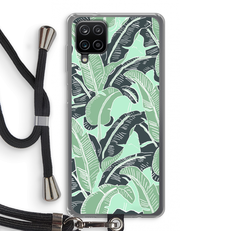 This Sh*t Is Bananas: Samsung Galaxy A12 Transparant Hoesje met koord